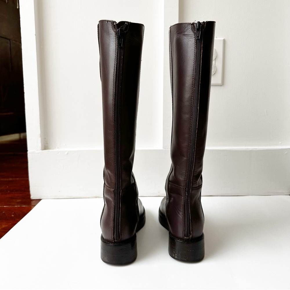 J CREW brown leather Berkeley riding boots - Picture 6 of 12